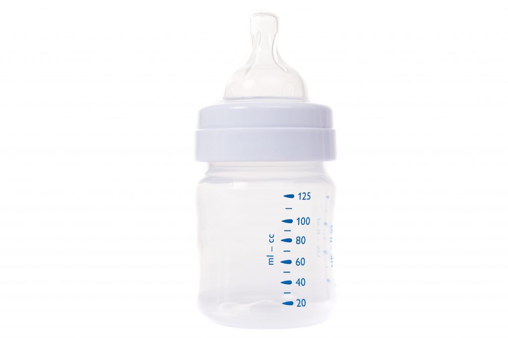 baby bottle made using thermoforming